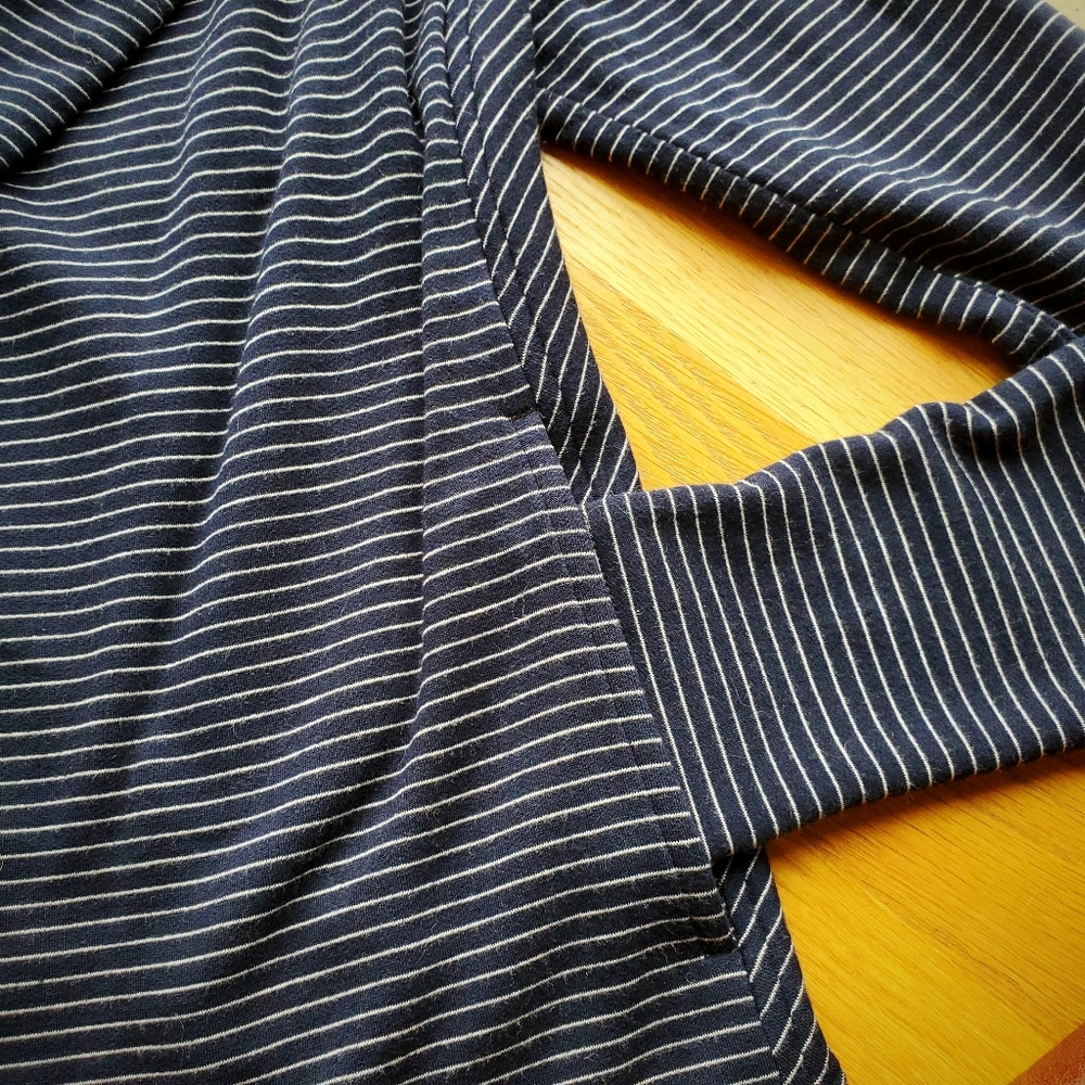 Lou&Grey Sz XS Navy & White Striped Open Jacket - Picture 4 of 6